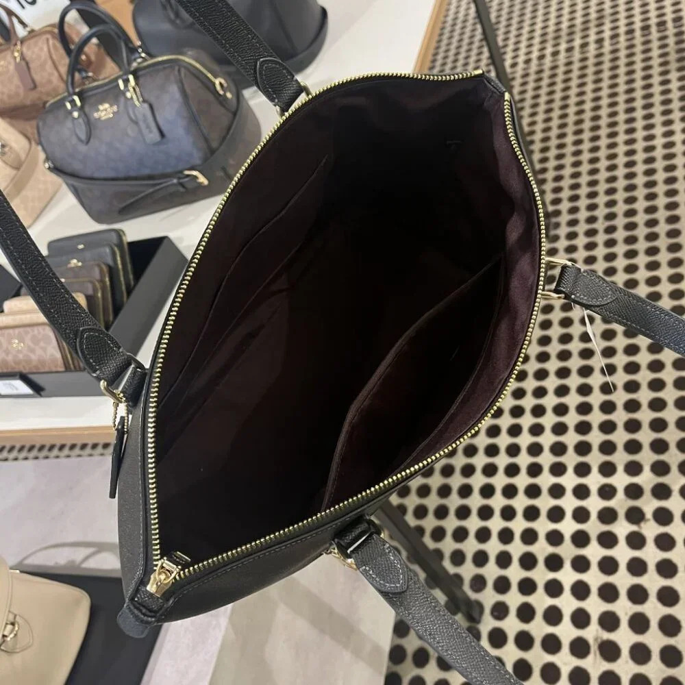 COACH GALLERY TOTE BAG CV402 IMBLK - Picture 10 of 14